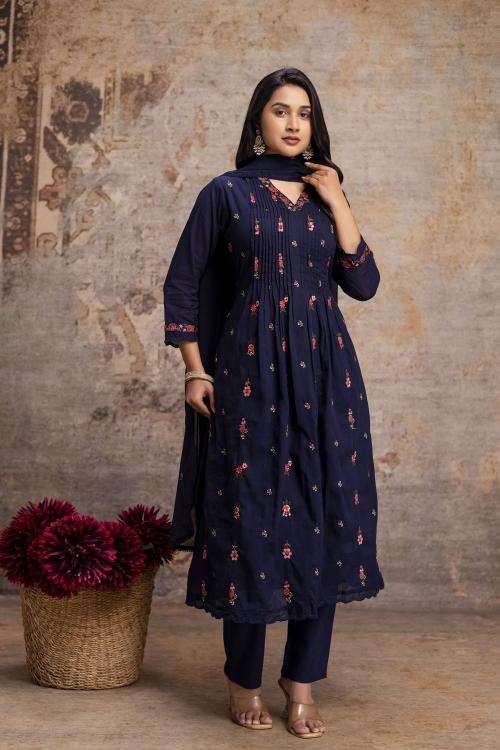 Janni cotton blue Kurti exporters in Kolkata